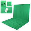 Pikkukuva 1 / 8: 3x6m Valokuvaustausta Vihreä Tausta Chromakey Taustakangas Valokuvastudio Video