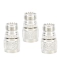 Miniatyrbilde 2 av 2: 3 stk rette N-hann til UHF SO-239 hunnadapterkontakter for koaksialkabeladaptere