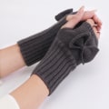Miniatyrbilde 5 av 5: Vinter Fingerless Hansker Halv Finger Hanske Høst og Vinter