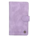 Miniatyrbillede 1 af 5: Pung Etui Multifunktion PU Læder Lynlås Kortholder Med Stativ Flip Cover til IPhone 13