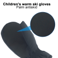 Miniatyrbild 3 av 5: Vinter Skidhandskar Svart Universal Fingerhandskar Handmålade M