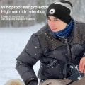Miniatyrbilde 3 av 5: Unisex USB-oppladbar hender  hette vinter strikket nattlys