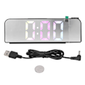 Miniatyrbild 2 av 8: Justerbar Ljusstyrka Väckarklocka Med 180° Takprojektion, Ultra-Tydlig Display Och Batteribackup, Högljudd Alarmprojektorklocka För Alla Tillfällen