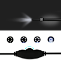 Pikkukuva 4 / 5: 3-in-1 Mini Visual Ear Spoon USB HD Endoscope Camera Korvanpuhdistus Otoskooppi 5.5mm