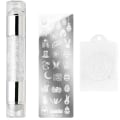 Miniatyrbilde 1 av 5: Dobbelthodet neglestempel, silikon stempel gelé, transparent