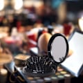 Miniatyrbilde 5 av 5: Mini sammenleggbar hårbørste med speil, kompakt pop-up lomme