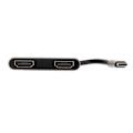 Pikkukuva 5 / 8: USB-C - HD Multimedia Interface -keskitin tukee 4K 60HZ USB-C - Dual HD Multimedia Interface -sovitinta