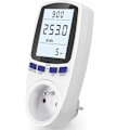 Miniatyrbild 1 av 5: Effektivt energihanteringssystem, energiförbrukningsmätare med minnesfunktion och digital display för hushållsapparater (1 enhet)