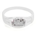 Miniatyrbillede 2 af 2: 8 farver Flash LED lys fest koncert show silikone armbånd bangle armbånd (hvid)