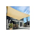 Miniatyrbilde 1 av 5: Rektangulær skygge seil 4x6m Vanntett UV-beskyttelse 98% Laget av slitesterk og pustende polyester for hage terrasse, Beige