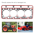 Miniatyrbild 1 av 7: Cylinderhuvudpackning 19077‑03310 Ersättning Passar för Kubota V2203 Motor