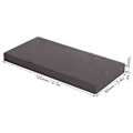 Pikkukuva 4 / 8: Musta eebenpuu puutavara tyhjä DIY käsityö puukahva soittimet tarvikkeet 120x60x10mm