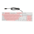 Miniatyrbild 1 av 5: Full Size Mekanisk Tangentbord 104 Tangenter USB Trådbundet SpelTangentbord med Numeriskt Tangentbord Röd Switch för Windows