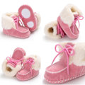 Miniatyrbillede 4 af 5: Rosa baby varme vinter Uggs til at gå med bløde såler, der ikke glider