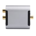 Miniatyrbilde 5 av 5: Digital til analog L/R lydadapter for Toslink til 3,5 mm jack-omformer med fiberkabel