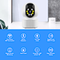 Miniatyrbild 7 av 7: Smart Home Guardian, 2K Högupplöst Smart PTZ WiFi-kamera med Automatisk Spårning och Tvåvägsljud för Trådlös Säkerhet Inomhus