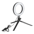 Miniatyrbilde 4 av 5: LED Selfie Fill Light Bærbar LED Ring Lampe 3 Modus Justerbar w