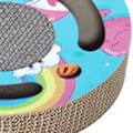 Miniatyrbild 8 av 8: Vikbar Dragspels-Katt Leksak: Interaktiv Klösbräda För Katt, Krypterad Korrugerad Papper Klösbräda Leksak, Stimulera Katters Intresse Och Skydda