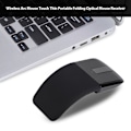 Miniatyrbillede 1 af 2: Trådløs Arc Mouse Touch Tynd Bærbar Foldbar Optisk Mus Modtager