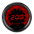 Pikkukuva 4 / 5: 52mm Musta 7 Väri Osoitin Ilma/Polttoainesuhde Mittari Auto Auton Instrumentti Lisävaruste