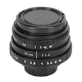 Miniatyrbillede 1 af 5: 35mm Kameraobjektiv F1.6 Stor Blænde C-Mount Fast Fokus Manuel Fokus Objektiv til Spejlløst Kamera Sort