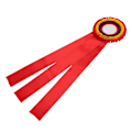 Miniatyrbillede 3 af 5: Førsteplads Rosette Bånd Badge Ekstraordinær Lille Vinder Medalje Pris Trofæ