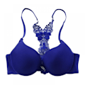 Miniatyrbild 1 av 5: Dam Underwire Push Up BH Spets Pärla Racerback Frontknäppning BH 34B 36B 38B