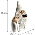 Miniatyrbillede 4 af 4: Vejrbestandig havegnom i resin - 15 cm - Indendørs eller udendørs