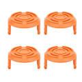 Miniatyrbillede 1 af 5: 4 stk. græstrimmer-spoleskjolde til Worx WA0010- Strimmer