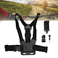 Miniatyrbillede 1 af 8: Udendørs Live Mobiltelefon Brystrem Brystmontering Sele Chesty Rem til DJI Osmo Action