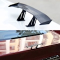 Pikkukuva 2 / 5: Mini Spoiler Auto Car Tail Decorative Spoiler Wing Carbon Fiber Spoiler