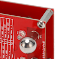 Miniatyrbilde 5 av 8: Automatisk telegrafnøkkel 5V CW Morse-koder Nøkkel med magnet fast base for kortbølgeradio 3,5 mm utgangsgrenseflate