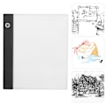 Miniatyrbild 1 av 8: A5 LED-ljuslåda Tracer Smart Touch Hög ljusstyrka Steglös dimning Ultratunn LED Artcraft Tracing Light Pad
