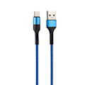 Miniatyrbilde 1 av 2: 1M 5A TypE C Hurtiglading Datakabel for Huawei P10/P10plus p20/P20Pro (Blå)