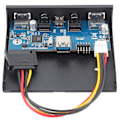Miniatyrbilde 4 av 5: 5 Gbps overføringshastighet 3,5 tommers USB 3.1 diskettstasjon frontpanel