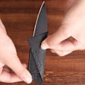 Miniatyrbild 5 av 8: Överlevnadsverktyg i fickformat, kreditkortsstorlek, multifunktionellt fickverktyg för friluftsentusiaster, platt multiverktyg i rostfritt stål, lättviktigt och