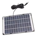 Miniatyrbillede 2 af 5: 6W 12V polykrystallinsk silicium solpanel 6W 12V DC5521 kamera solpanel udendørs overvågningsbelysning oplader