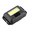Miniatyrbillede 3 af 5: Mini COB Hovedlampe Justerbar Forlygte Vandring Camping Klatring Lys Udendørs Sort
