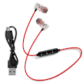 Pikkukuva 1 / 5: Langaton Bluetooth-urheilukuuloke InEar-kohinanvaimennuskuuloke (punainen)