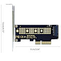 Miniatyrbild 5 av 5: Högpresterande lagringslösning, M.2 Nvme till Pci Express-adapter för Windows 11 10 8 Linux Mac Os, Stöder Typ 2230 2242 2260 2280