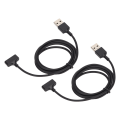 Pikkukuva 2 / 5: 2 kpl USB-kellon latauskaapelia 3,3 jalkaa Yleismaailmallinen pikalatausliitäntäkaapeli Fitbit Ionic -älykellolle