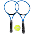 Miniatyrbillede 2 af 2: Jernlegering Børne Tennis Ketsjeter Begynder Trænings Ketsjer med Bold og Bærepose (Blå)