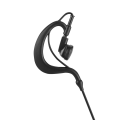Miniatyrbillede 3 af 5: Sort K-hoved EAr-krogøretelefon Walkie Talkie To-vejs Radio Headset