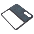 Miniatyrbild 2 av 5: Fällbar skärmtelefonfodral Reptåligt Stötsäkert Syntetiskt läder Telefonskal för Galaxy Z FOLD 4