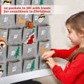 Miniatyrbild 3 av 5: Julkalender i form av jultomte, adventskalender