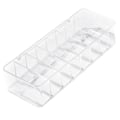 Miniatyrbillede 1 af 5: Skrivebords Datakabel Opbevaringsboks Gennemsigtig Opladningskabel Organizer Boks Elektronisk Tilbehør Etui 8 Gitter Basis Transparent Farve