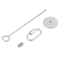 Miniatyrbilde 2 av 2: Rustfritt stål papegøye frukt grønnsak matpinne holder lite dyr fugle leketøy #1