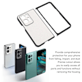 Pikkukuva 7 / 8: Suojaava puhelinkotelo Crystal Case Anti Drop Shockproof -matkapuhelimen suojakotelo Oppo Find N2:lle, valkoinen glitter