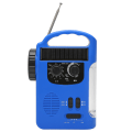 Pikkukuva 1 / 5: Käsikäyttöinen aurinkoradio AM FM SW Hätäradio LED-taskulampulla