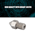 Miniatyrbillede 3 af 5: 5 stk. 3D-printer M6 rustfrit stålekstruderdyse printhoved til 1,75 mm filament (1,75/0,6 mm)